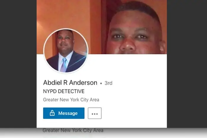 Abdiel Anderson, the city's most sued police officer